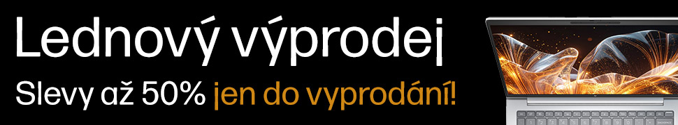 Lednový výprodej! Pouze do 31. 1. 2026!
